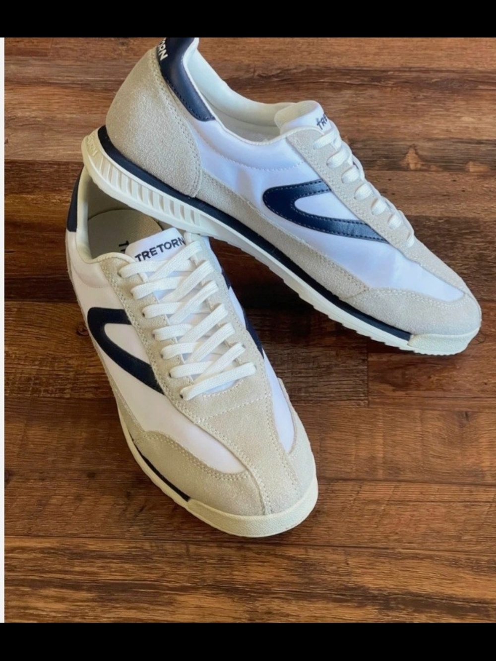 Tretorn Rawlins 2.0 Sneakers in Cream Casual Walking Streetwear Travel Size 8